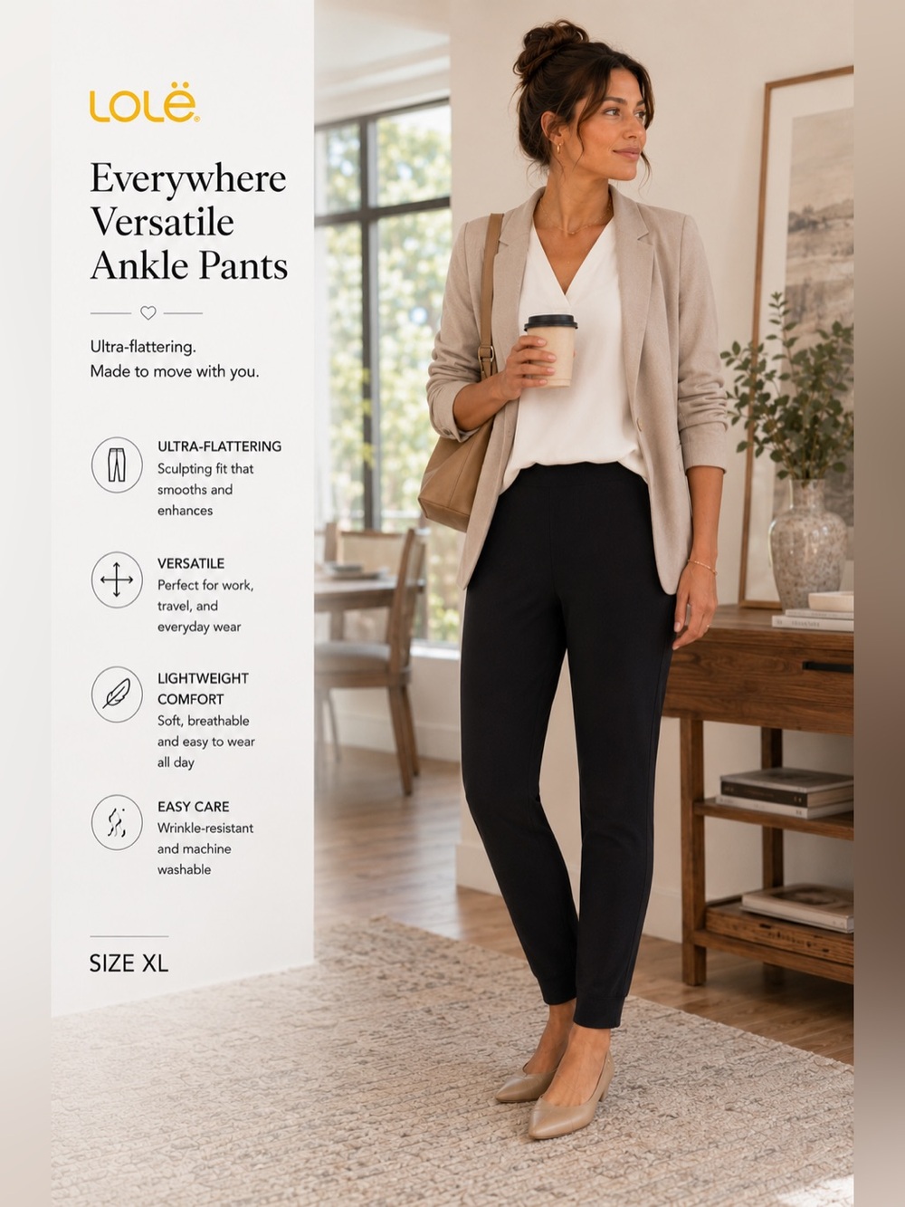 Lole Everywhere Versatile Ankle Pants — Ultra-Flattering!